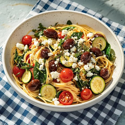 Spaghetti à la grecque