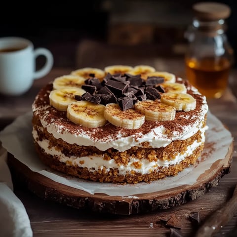 Gâteau Sans Cuisson Banane Pain d'Épices