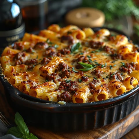 Gratin de Pâtes au Bœuf Haché: Recette Familiale Facile et Rapide