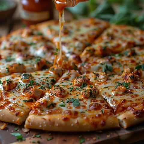 Pizza Vegan Buffalo: Recette Américaine aux Émincés Végétaux