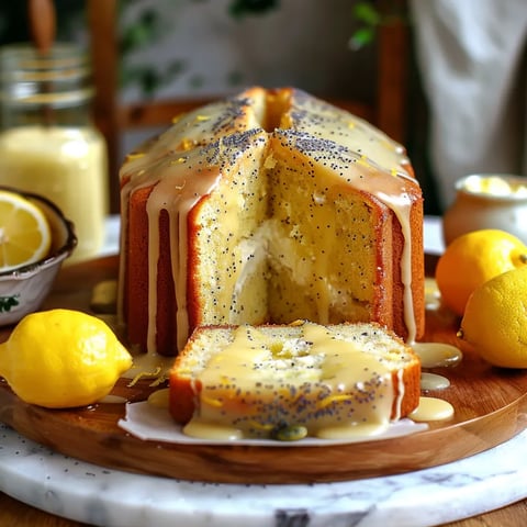 Cake au Citron et Graines de Pavot: Recette Moelleuse et Facile