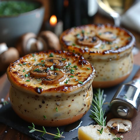 Crème Brûlée aux Champignons