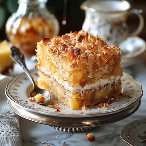 Gâteau ananas coco façon Reine-Élizabeth