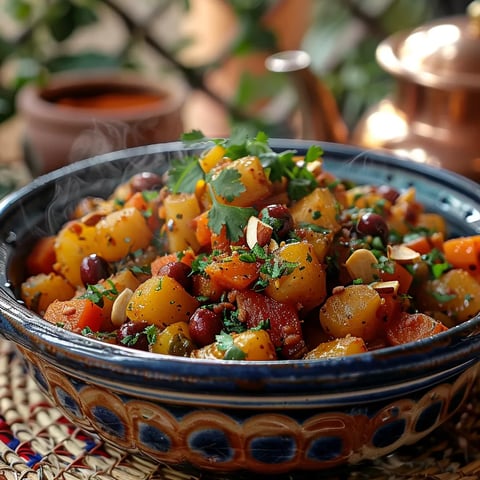 Tajine d’Été de Légumes Rôtis