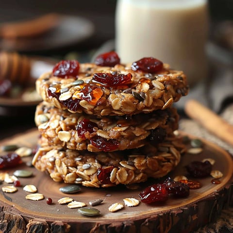 Biscuits granola fait maison.
