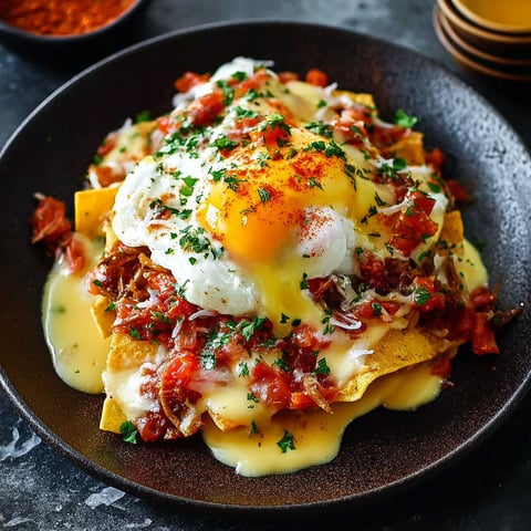 Chilaquiles et œufs bénédicte.