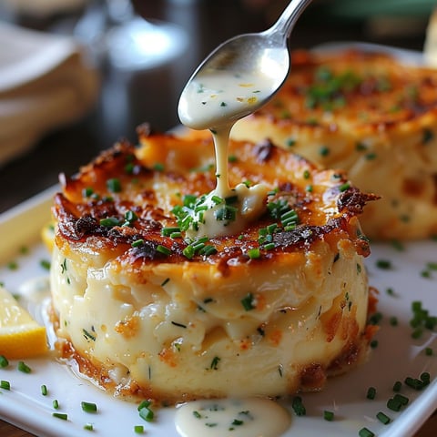 Flan au Crabe et Ciboulette.