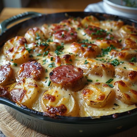A dish of Morbiflette de Franche-Comté Morbier.