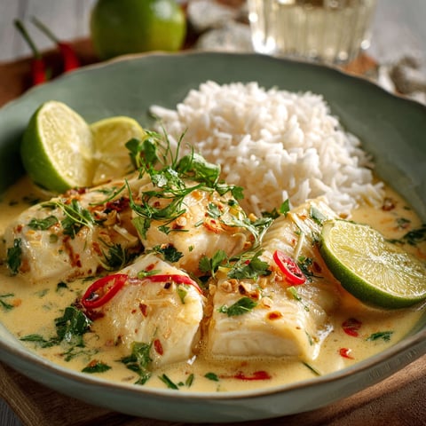 A plate of food with fish and rice.