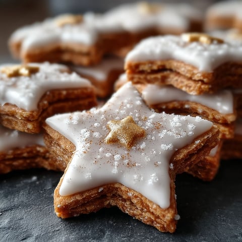 A close up of a star shaped cookie.