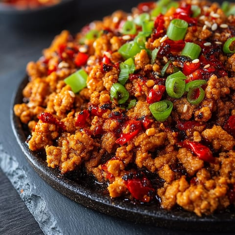 A plate of food with peppers and onions.