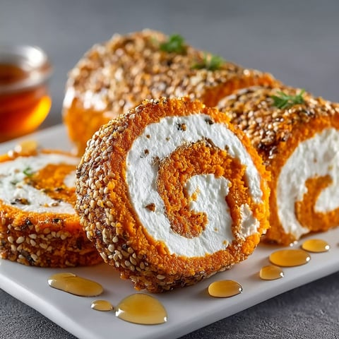 A plate of food with a sauce on it.