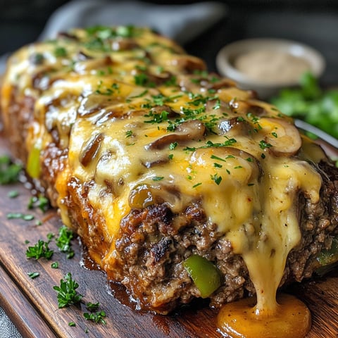 A close up of a delicious Philly Cheesesteak sandwich.