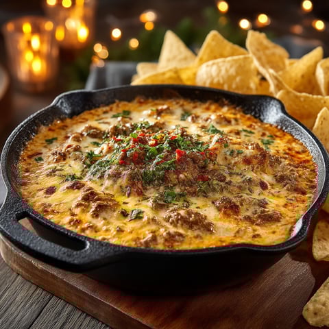 A bowl of food with chips on the side.