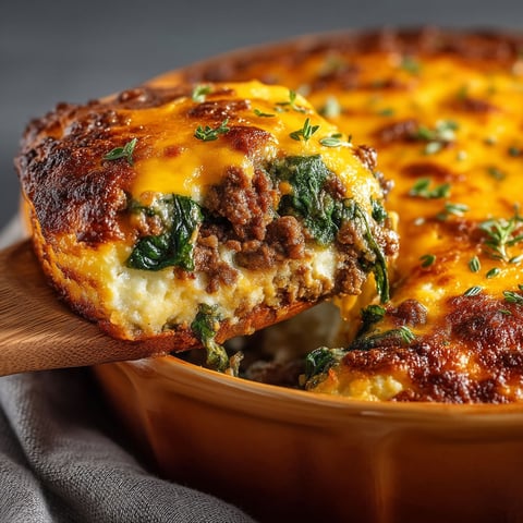 A dish of food with the name Gratin de Bœuf au Chou-Fleur et aux Épinards.