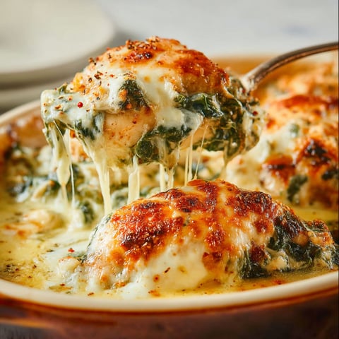 A bowl of food with a spoon in it.