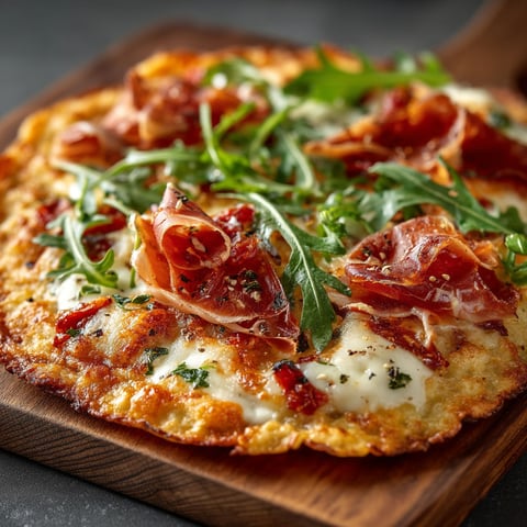 A pizza with cheese and ham on top.