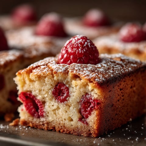A slice of raspberry-filled cake.