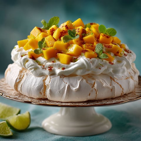 A white plate with a dessert on it.