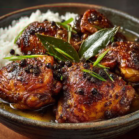 Ma recette de poulet adobo.