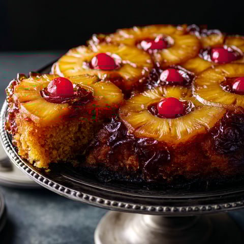 Une recette de gâteau ananas.