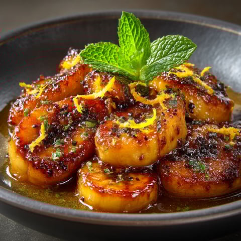 Bananes suzette dans un bol.