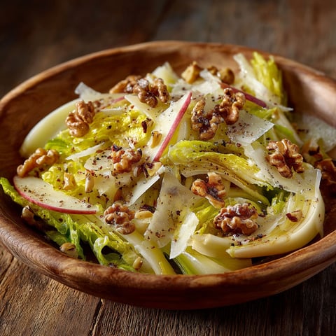 Salade d'endives, pomme et noix.