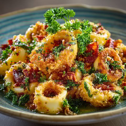 Ma recette de calamars sautés.