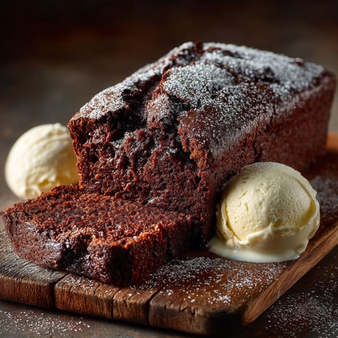 Une portion de gâteau au chocolat sur une plaque de bois.