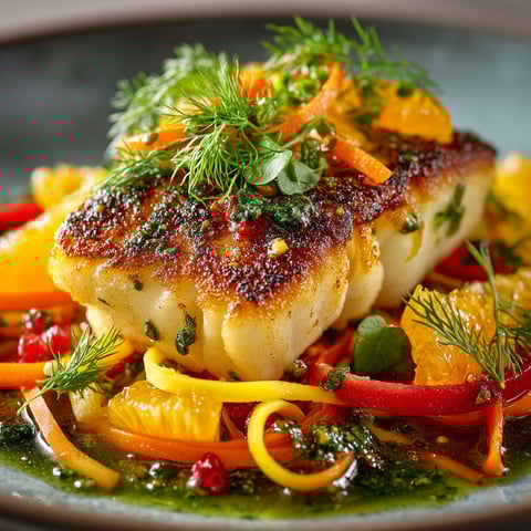 Ma recette de lieu jaune aux carottes et agrumes.