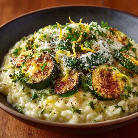 Risotto aux courgettes.