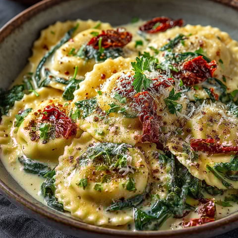 Ravioles à la toscane.