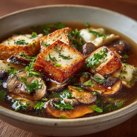 Bouillon de ravioles du Dauphiné.