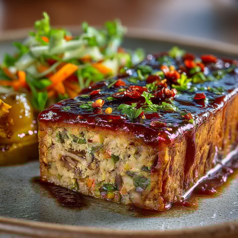 Terrine végétale aux pois chiches.
