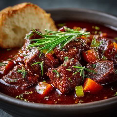 Boeuf mijoté à l'italienne.