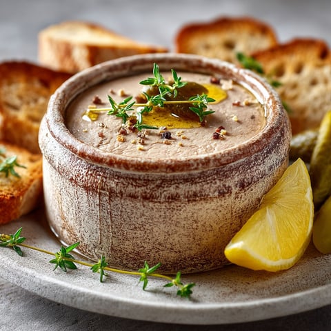 Mousse de foie de volaille maison.
