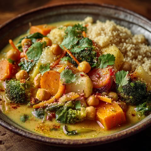 Curry de légumes d'hiver.