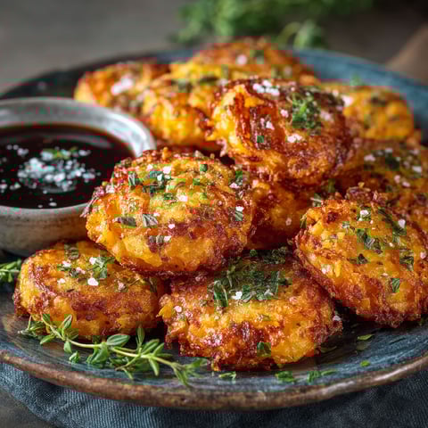 Pommes dauphines à la patate douce.