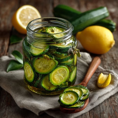 Bocaux de courgettes au naturel.