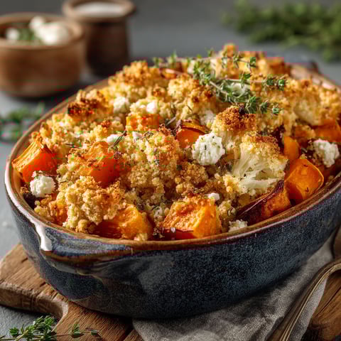 Un plat de légumes d'hiver dans un bol.
