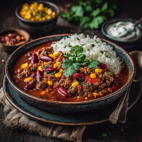 Chili con carne à la Mijoteuse.