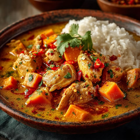 Mafé au poulet au Cookeo.