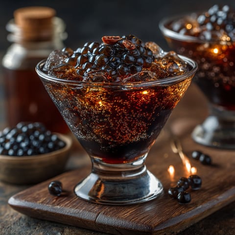 Une assiette de Black Russian avec des oeufs d'araignée.