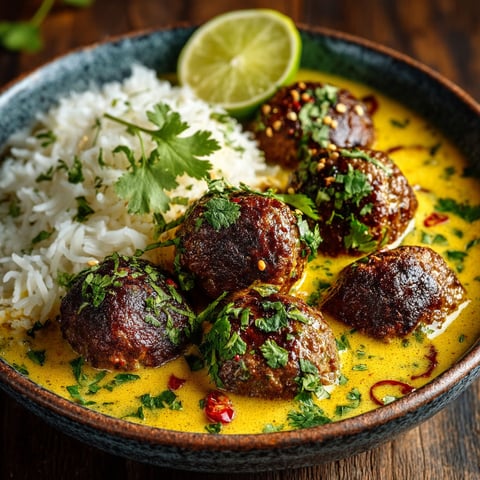 Boulettes de lentilles sauce coco.