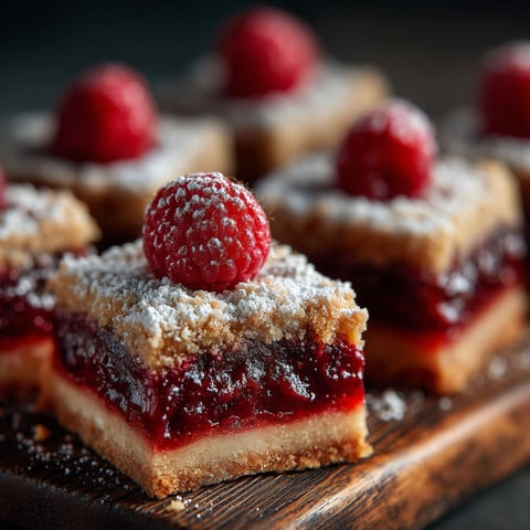 Barres aux framboises.
