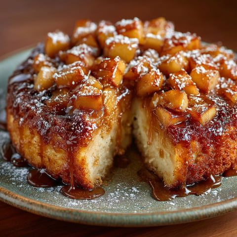 Gâteau renversé aux Pommes.