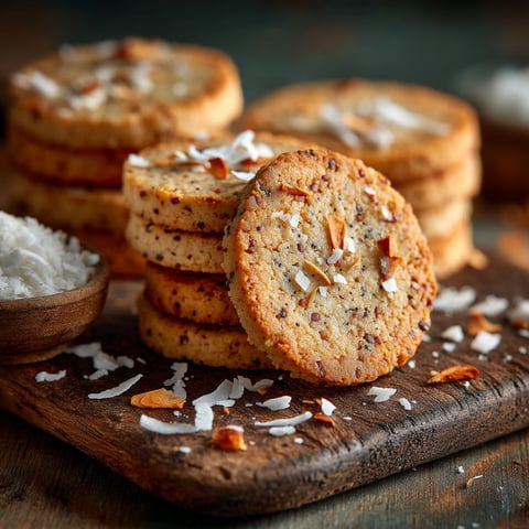 Des sablés coco et sarrasin sans gluten et sans lait.