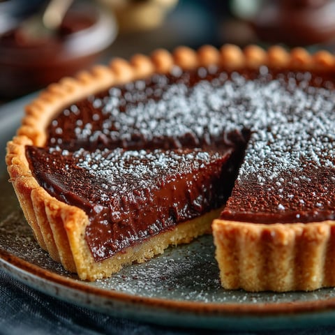 Une tarte au chocolat inratable.