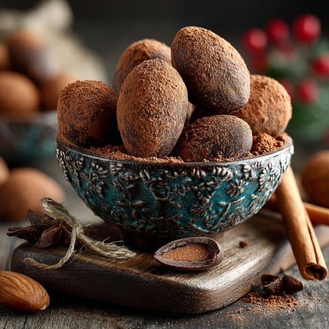 Un bol de chocolat noel sans oeufs.