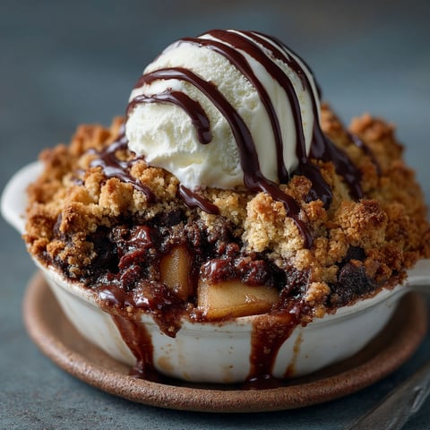 Une tarte chocolat pommes sans oeufs et sans arachide.